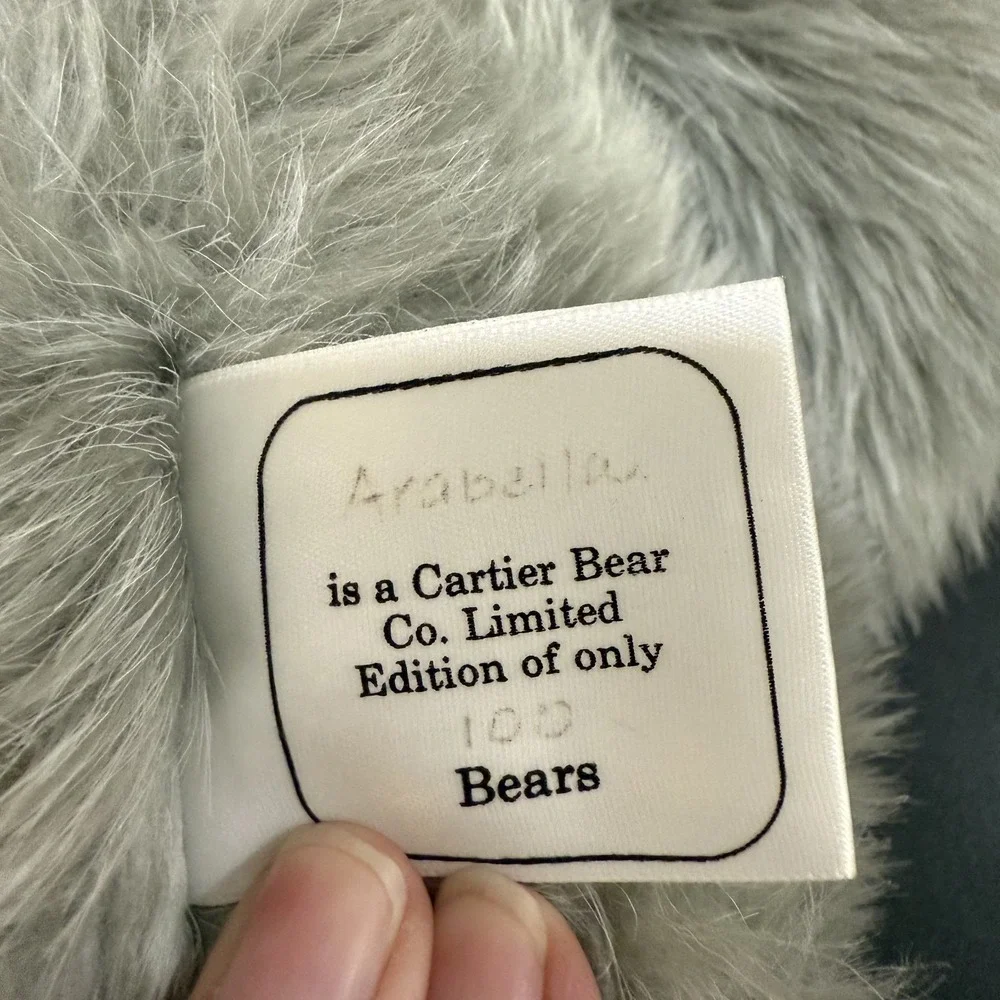 Vintage 1984 Deri Cartier Signed Limited Edition Artist Bear 